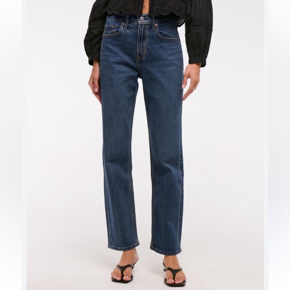 NWT Abercrombie & Fitch Vintage High Rise Straight Jean